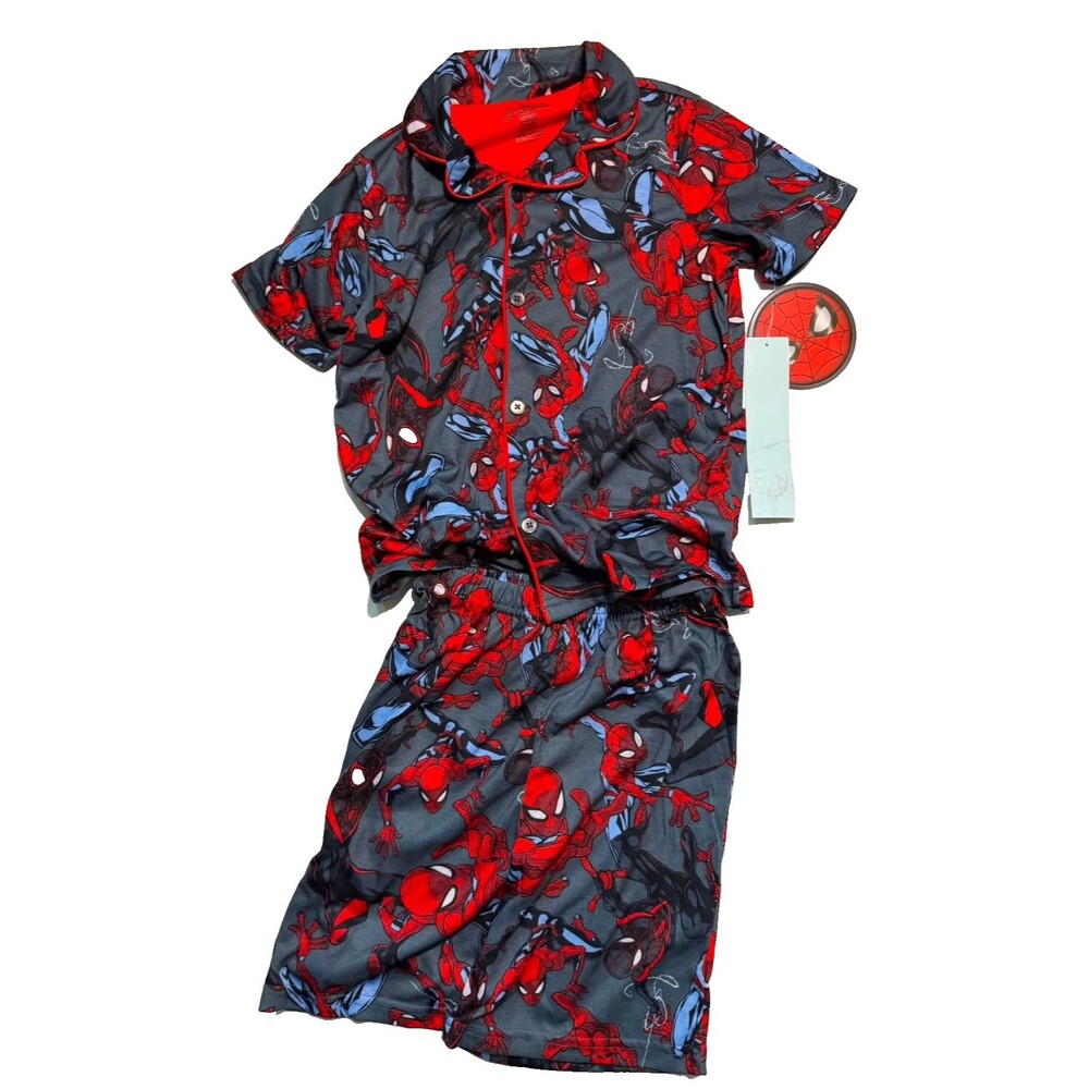Marvel Spider‑Man Boys Pajama Set – Size S (6/7)